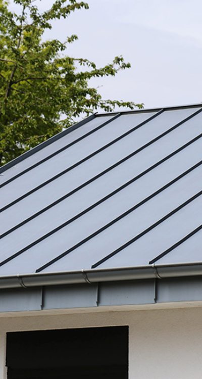 close up metal roof replacement kokomo in